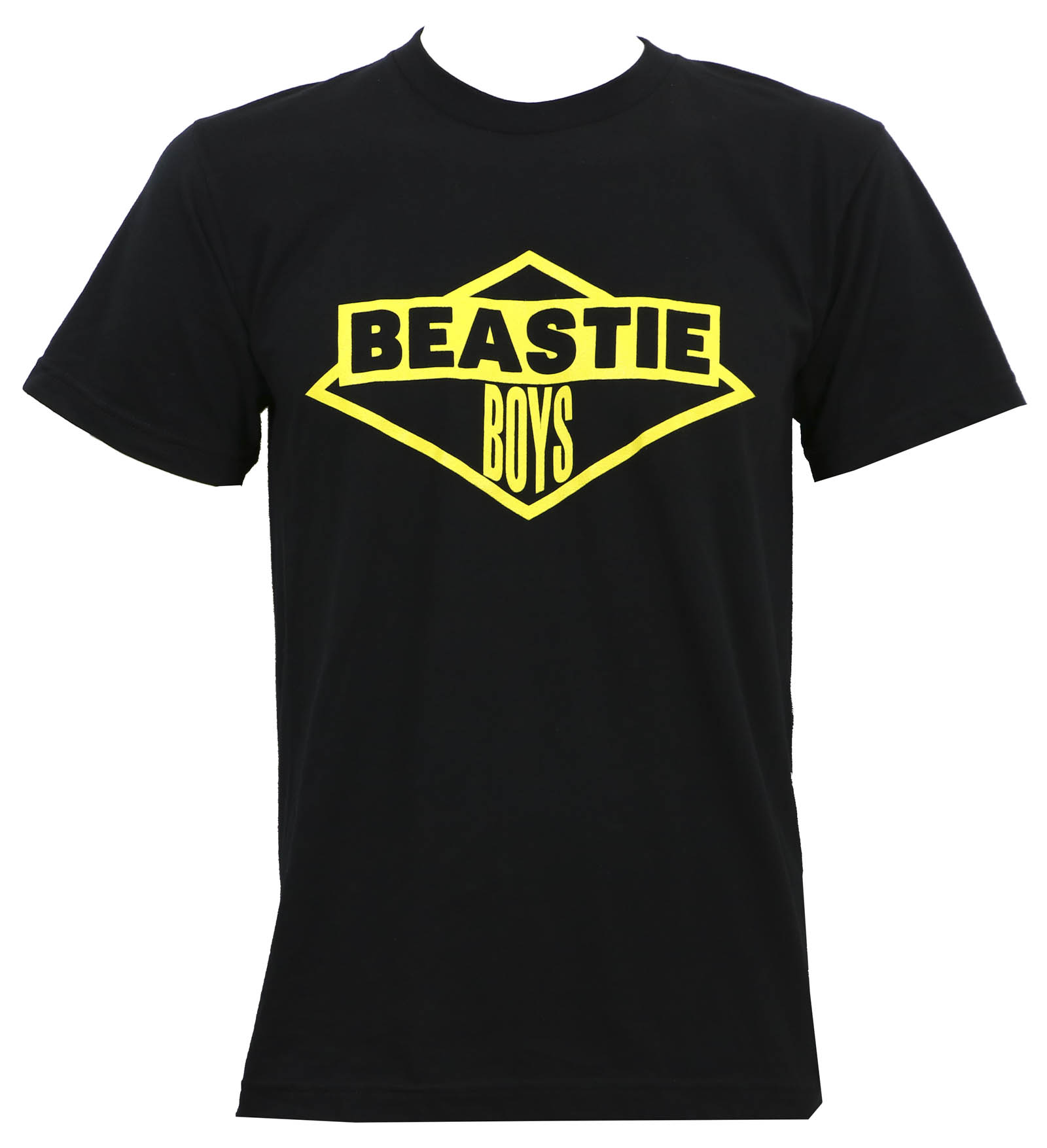Beastie Boys Yellow Logo SlimFit TShirt Black Merch2rock Alternative Clothing